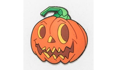 Tekvica halloween nášivka / šírka 5 cm x 5 cm výška / 